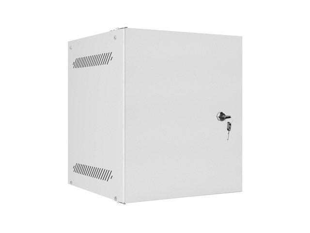 Lanberg rack cabinet 10" wall-mount 6U/280x310 for self-assembly with metal door grey (flat pack)