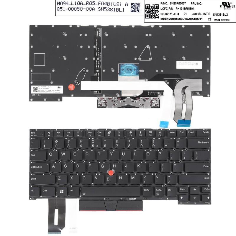 Lenovo ThinkPad T490S T495S Black No Frame US | JAR Computers Lenovo ThinkPad T490S T495S Black No Frame US