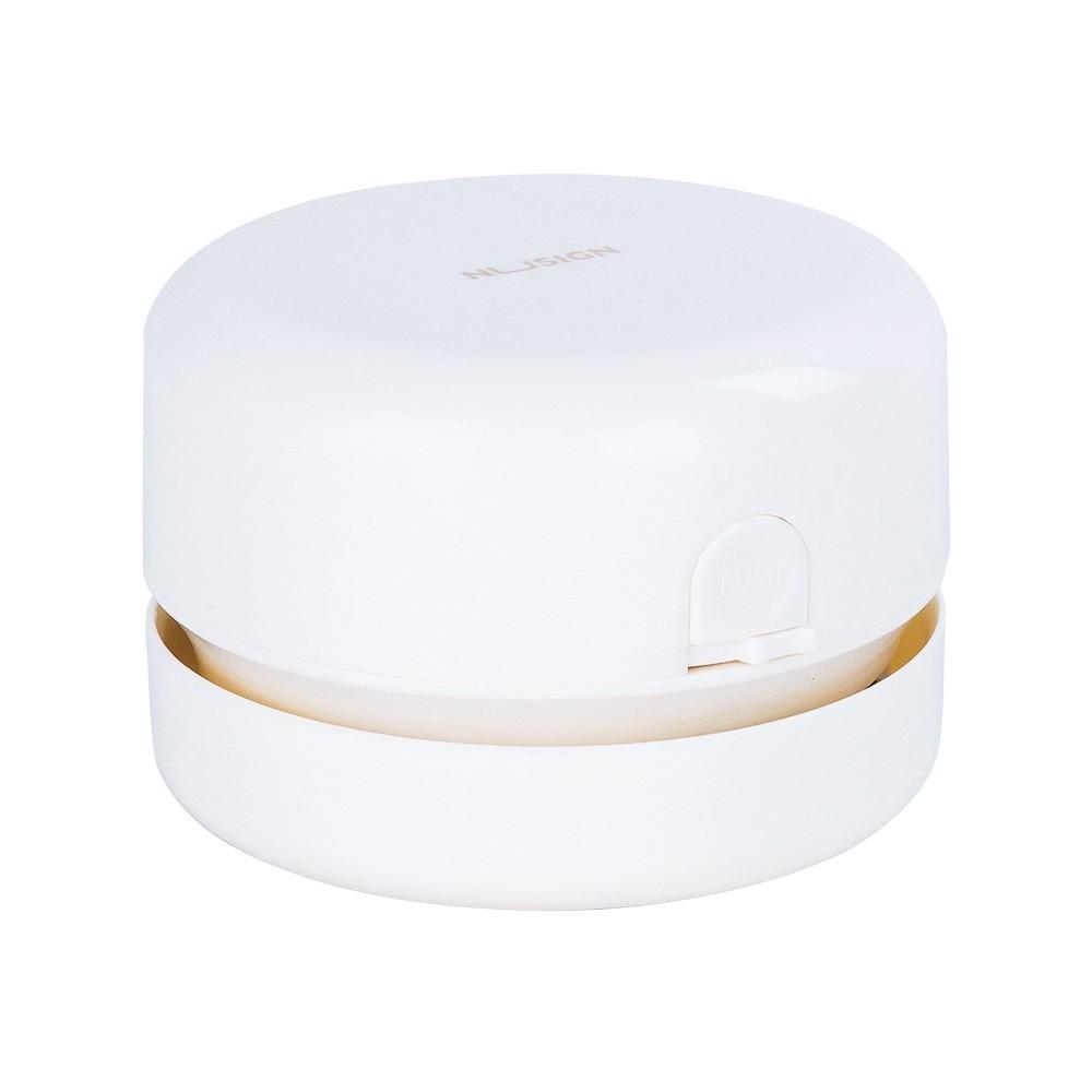 Мини прахосмукачка за бюро NuSign NS198, с батерии, 89 х 68 мм, бяла | JAR Computers Мини прахосмукачка за бюро NuSign NS198, с батерии, 89 х 68 мм, бяла