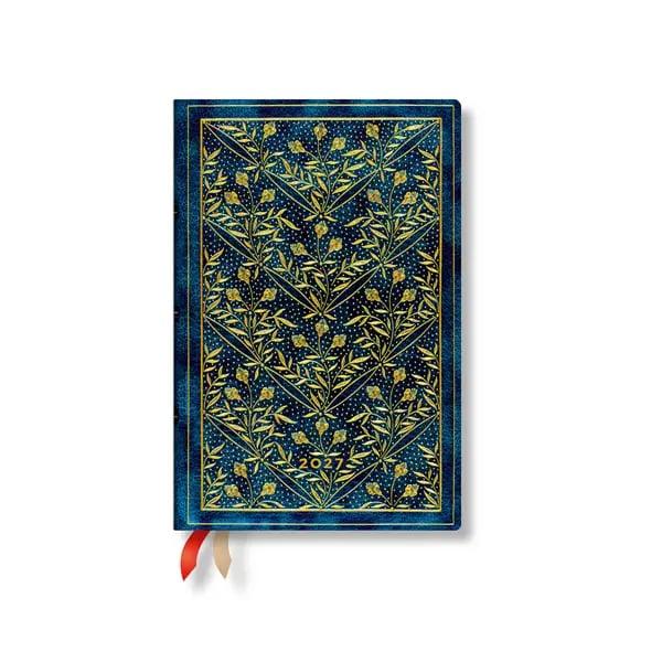 Paperblanks Планер Wildflower Song, Mini, 1 ден на страница, твърда корица, 216 листа, за 2027 година