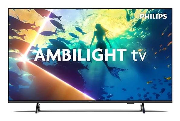 Philips 55PUS8010/12, 55" 4K UHD LED, 3840x2160p, 60Hz, DVB-T/T2/T2-HD/C/S/S2, 60Hz, Ambilight 3, Pixel Precise UHD, HDR+, Titan OS, Dolby Atmos & DTS:X, 3*HDMI, 2*USB, VRR, 802.11ac, BT 5.2, 20W RMS, Black
