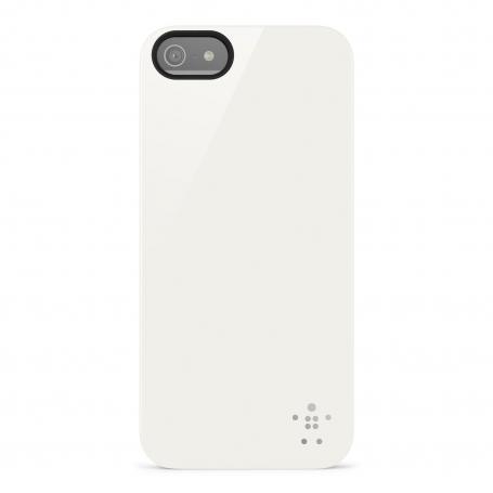 Поликарбонатов кейс за iPhone 5, iPhone 5S, iPhone SE - Belkin Shield 5 (бял) | JAR Computers Поликарбонатов кейс за iPhone 5, iPhone 5S, iPhone SE - Belkin Shield 5 (бял)