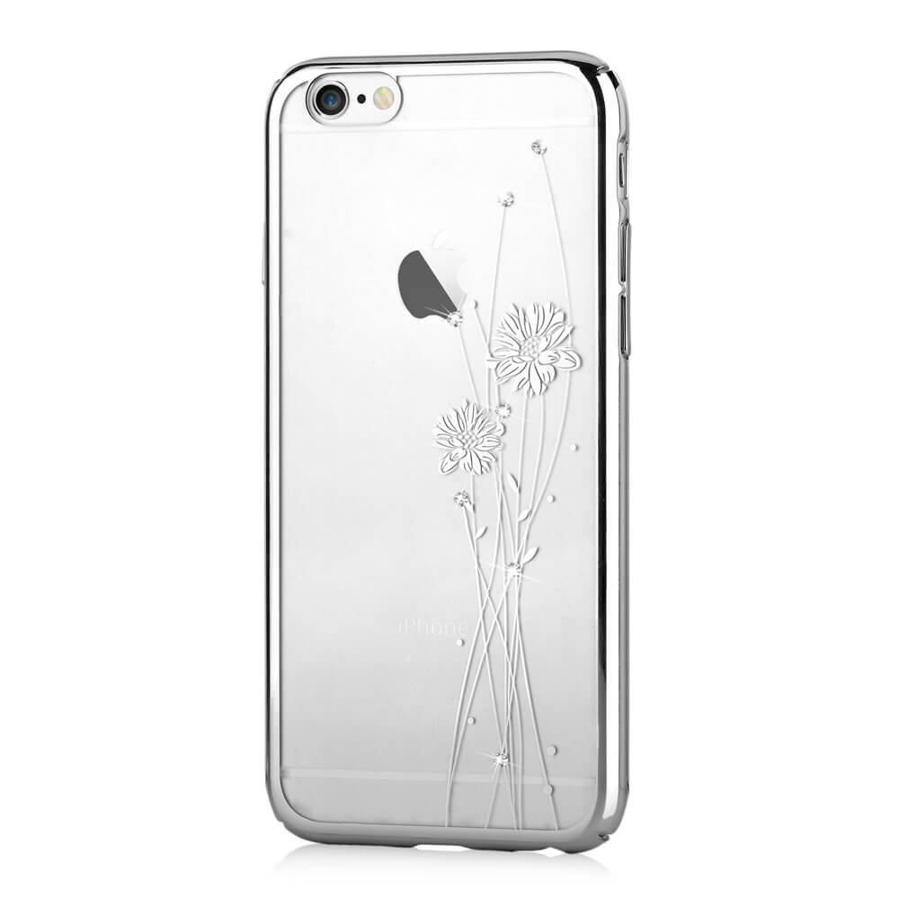 Поликарбонатов кейс за iPhone 6, iPhone 6S (с кристали Сваровски) - Comma Crystal Ballet Case (сребрист) | JAR Computers Поликарбонатов кейс за iPhone 6, iPhone 6S (с кристали Сваровски) - Comma Crystal Ballet Case (сребрист)