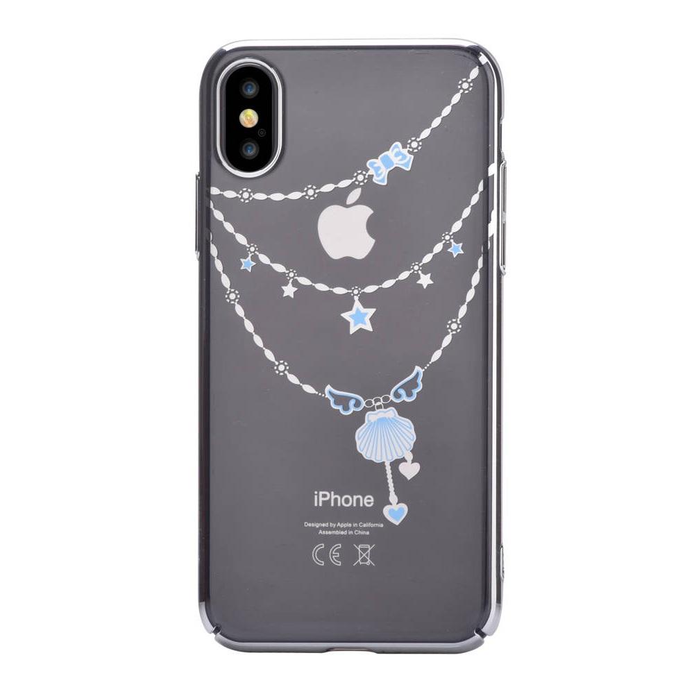 Поликрабонатов кейс за iPhone X (с кристали Сваровски) - Devia Crystal Shell Case (сребрист) | JAR Computers Поликрабонатов кейс за iPhone X (с кристали Сваровски) - Devia Crystal Shell Case (сребрист)