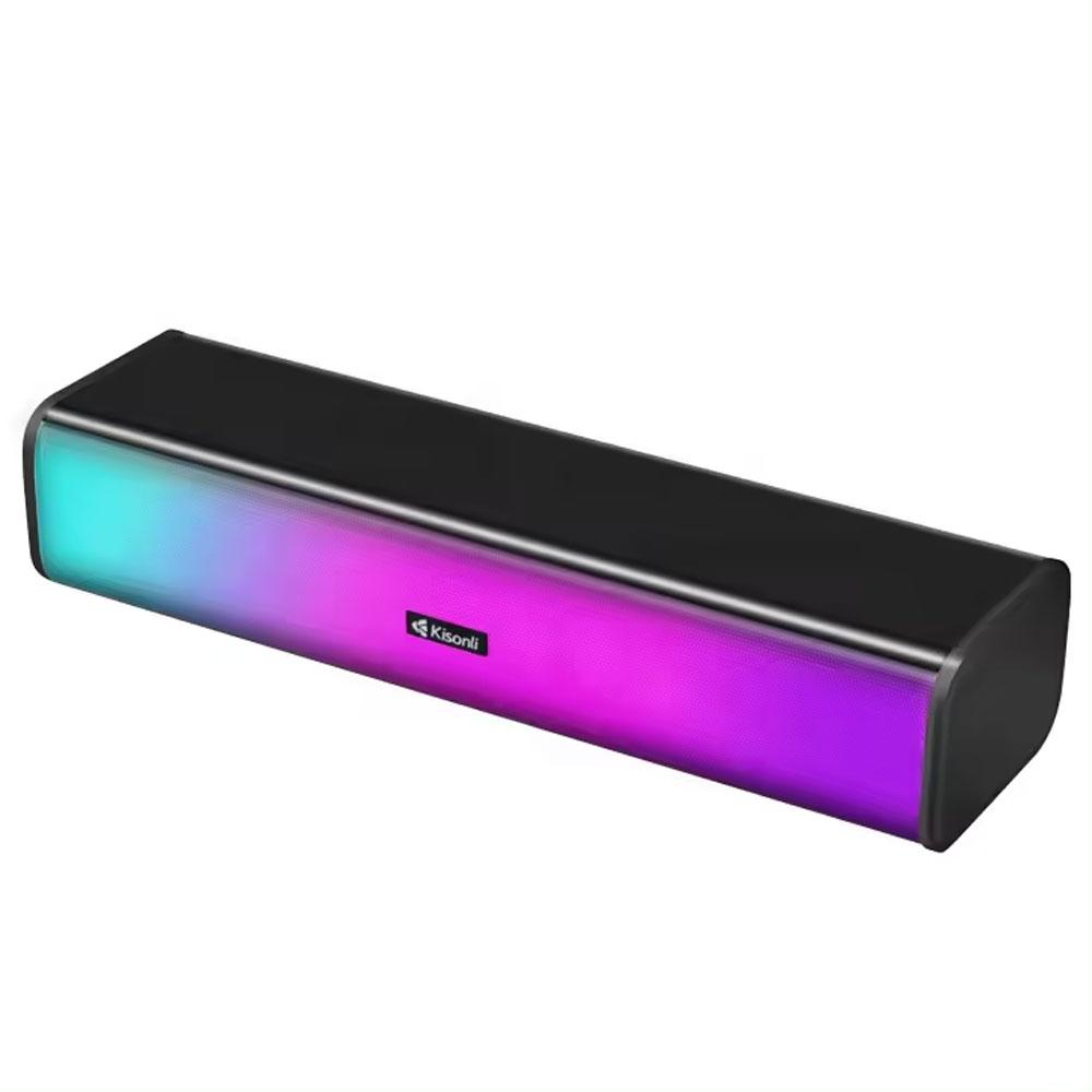 Тонколона Kisonli i-630, Bluetooth, AUX, 2x3W, Черен - 22232 | JAR Computers Тонколона Kisonli i-630, Bluetooth, AUX, 2x3W, Черен - 22232