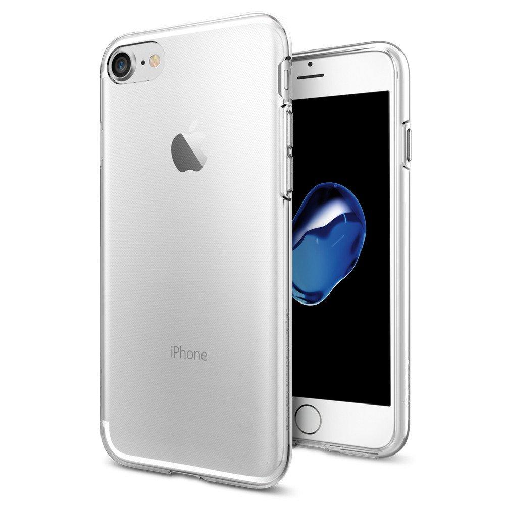 Тънък силиконов (TPU) калъф за iPhone SE (2022), iPhone SE (2020), iPhone 8, iPhone 7 - Spigen Liquid Crystal Case (прозрачен) | JAR Computers Тънък силиконов (TPU) калъф за iPhone SE (2022), iPhone SE (2020), iPhone 8, iPhone 7 - Spigen Liquid Crystal Case (прозрачен)
