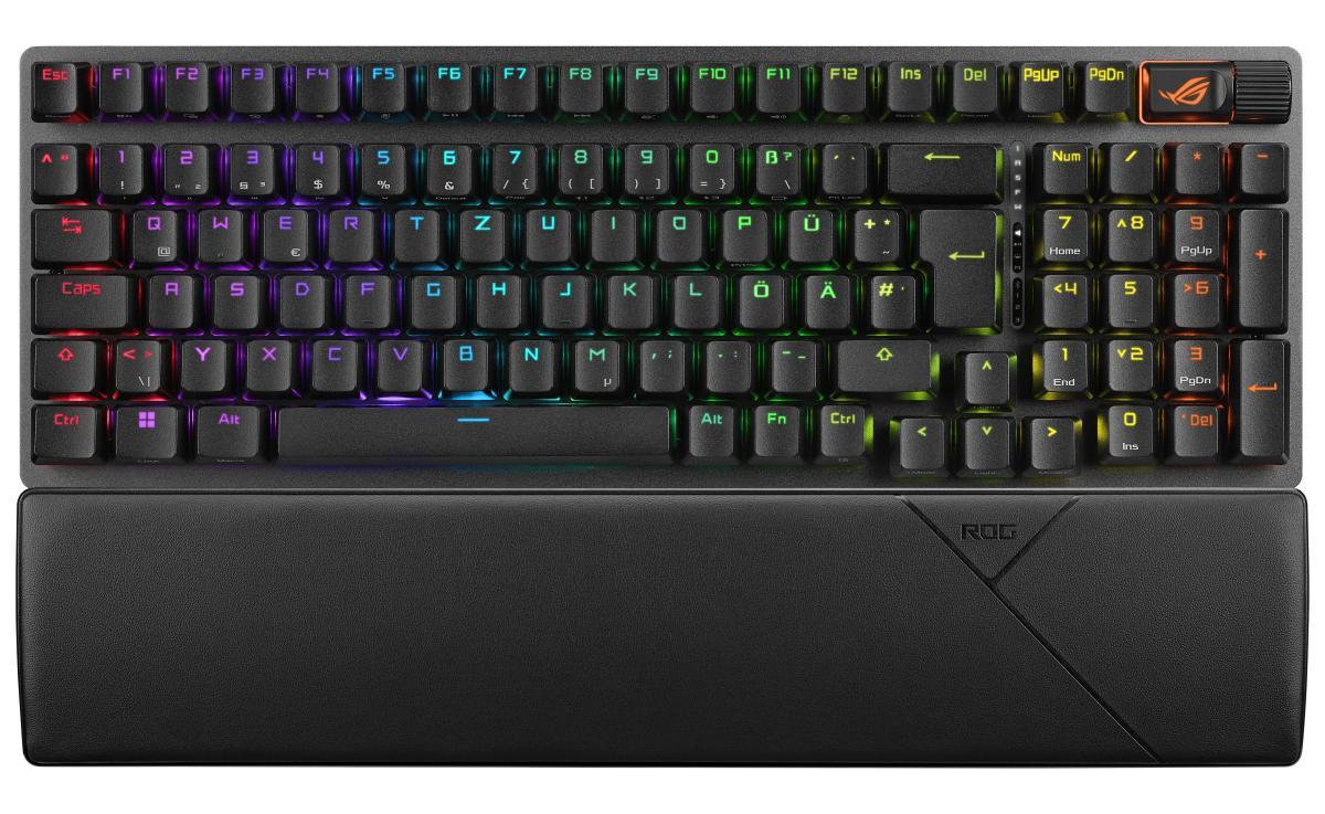 ASUS ROG Strix Scope II 96 Wireless keyboard Gaming USB + RF Wireless + Bluetooth QWERTZ German Black | JAR Computers ASUS ROG Strix Scope II 96 Wireless keyboard Gaming USB + RF Wireless + Bluetooth QWERTZ German Black