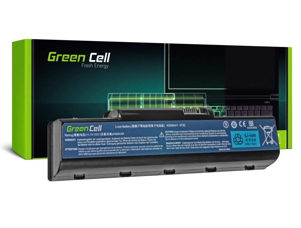 Батерия  за лаптоп GREEN CELL, Acer Aspire 5532 5732Z 5734Z eMachines E525 E625 E725 G430 G525 G625 AS09A31 AS09A41, 11.1V, 4400mAh | JAR Computers Батерия  за лаптоп GREEN CELL, Acer Aspire 5532 5732Z 5734Z eMachines E525 E625 E725 G430 G525 G625 AS09A31 AS09A41, 11.1V, 4400mAh