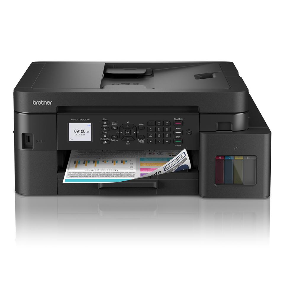 Brother MFC-T930DW Многофункционален принтер Мастиленоструен A4 6000 x 1200 DPI 30 ppm Wi-Fi | JAR Computers Brother MFC-T930DW Многофункционален принтер Мастиленоструен A4 6000 x 1200 DPI 30 ppm Wi-Fi