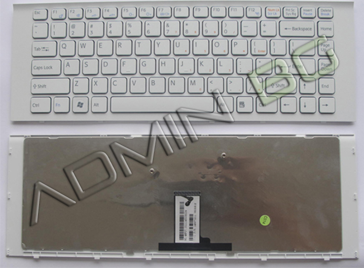 Клавиатура за лаптоп Sony Vaio VPC-EG White Frame White с Кирилица | JAR Computers Клавиатура за лаптоп Sony Vaio VPC-EG White Frame White с Кирилица