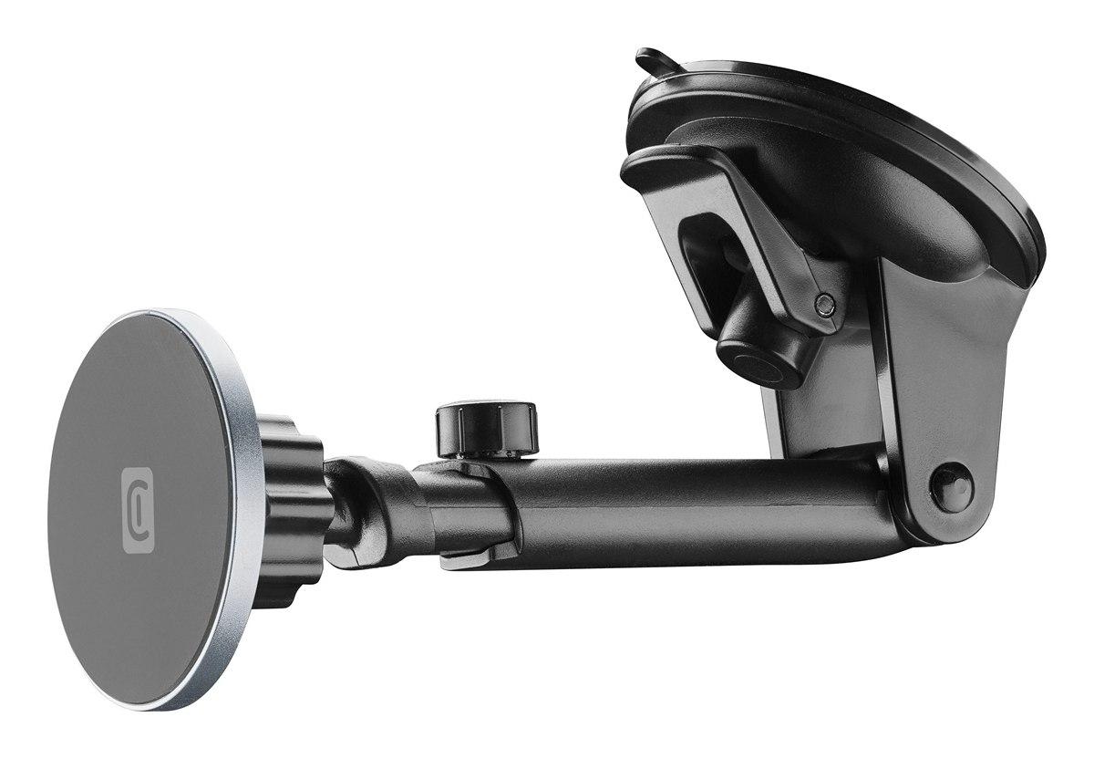 Магнитна стойка за кола MagSafe LUX за стъкло 360 ротация черна | JAR Computers Магнитна стойка за кола MagSafe LUX за стъкло 360 ротация черна