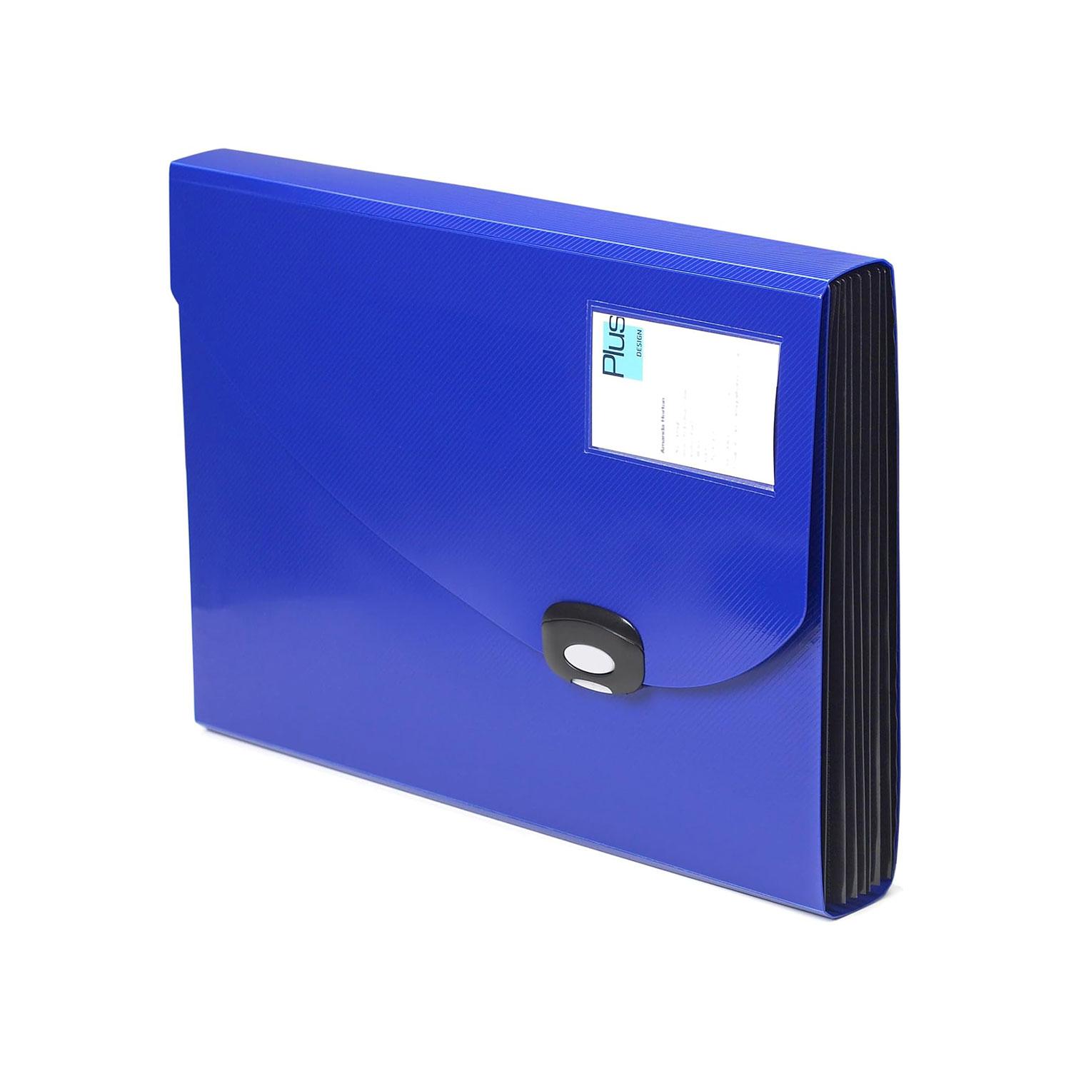 Rapesco Папка, тип хармоника, с 13 отделения, A4+, синя