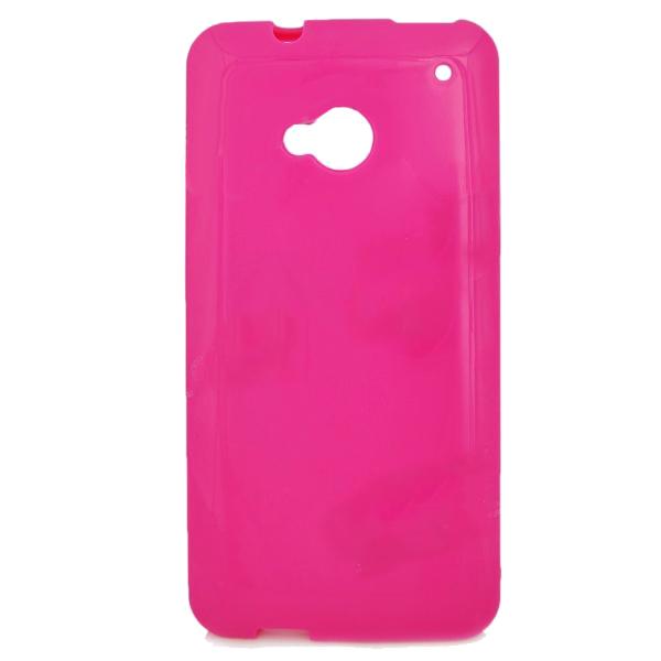 Силиконов калъф за HTC ONE M7 - Protective Border Case (розов) | JAR Computers Силиконов калъф за HTC ONE M7 - Protective Border Case (розов)