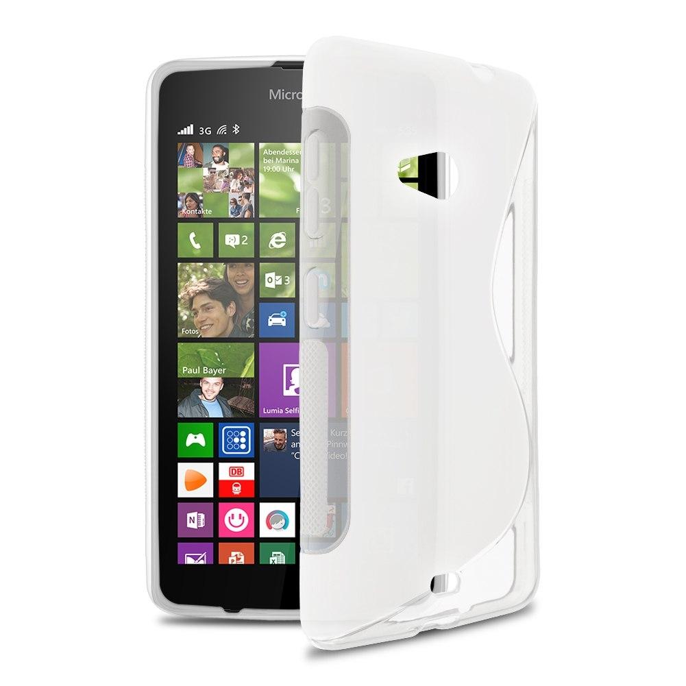 Силиконов (TPU) калъф за Microsoft Lumia 535 - S-Line Cover Case (прозрачен) | JAR Computers Силиконов (TPU) калъф за Microsoft Lumia 535 - S-Line Cover Case (прозрачен)