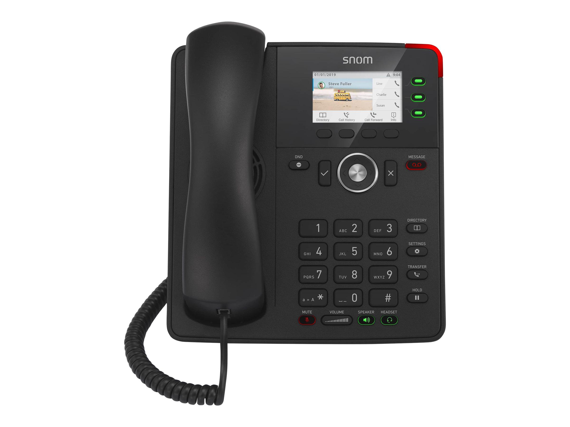 Snom D717 - VoIP phone - 3-way call capability | JAR Computers Snom D717 - VoIP phone - 3-way call capability