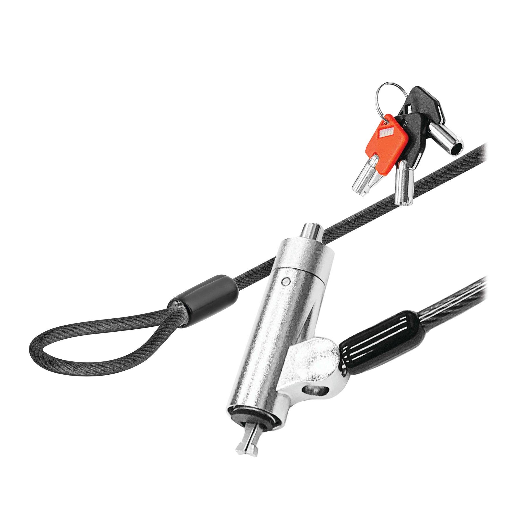 TNB Кабел за заключване Tbar, с ключ, 3 в 1 | JAR Computers TNB Кабел за заключване Tbar, с ключ, 3 в 1