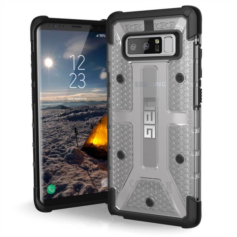 Удароустойчив хибриден кейс за Samsung Galaxy Note 8 - Urban Armor Gear Plasma (прозрачен) | JAR Computers Удароустойчив хибриден кейс за Samsung Galaxy Note 8 - Urban Armor Gear Plasma (прозрачен)