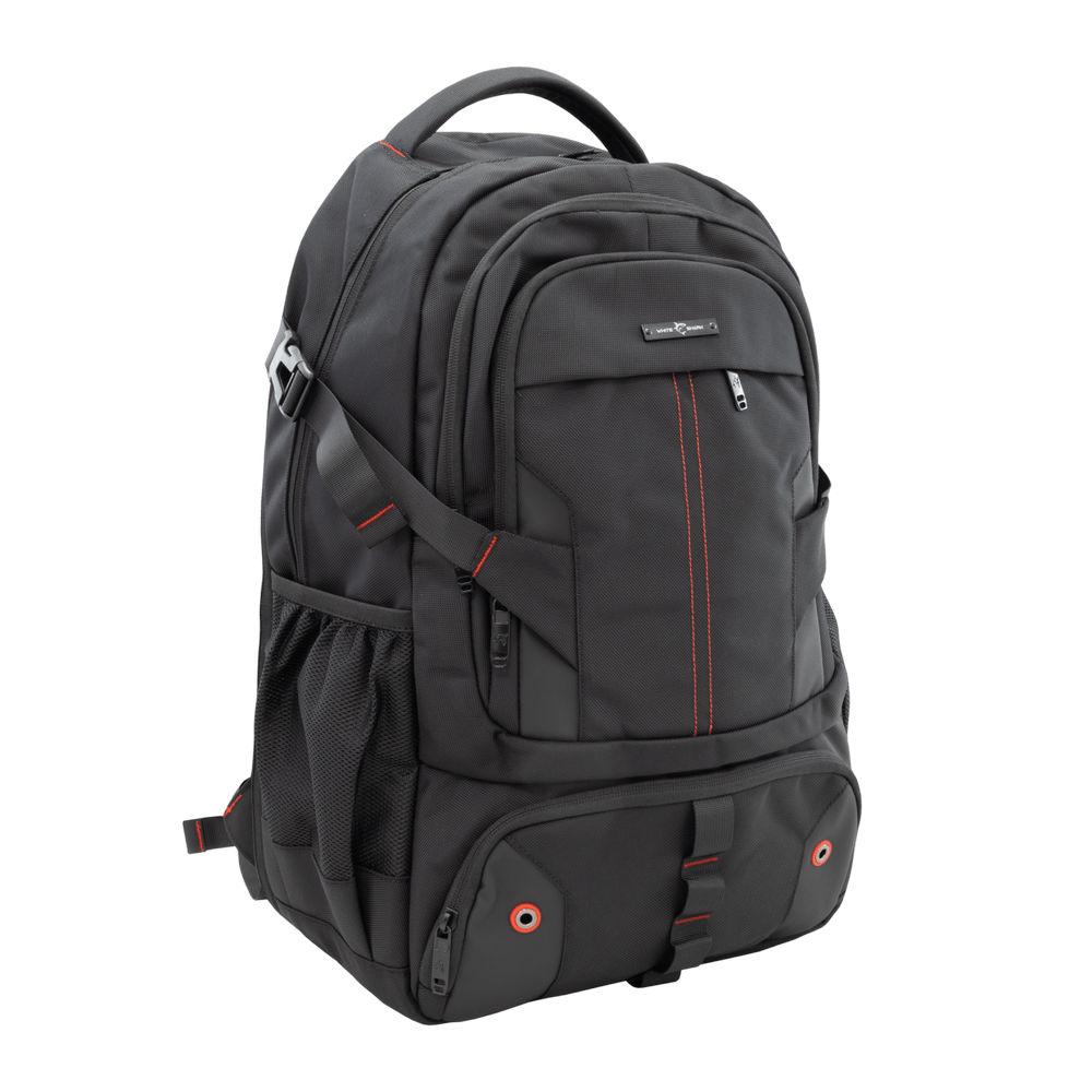 WHITE SHARK VOYAGER :: Раница за лаптоп GBP-012, 20", черна, 370 × 510 × 170 мм