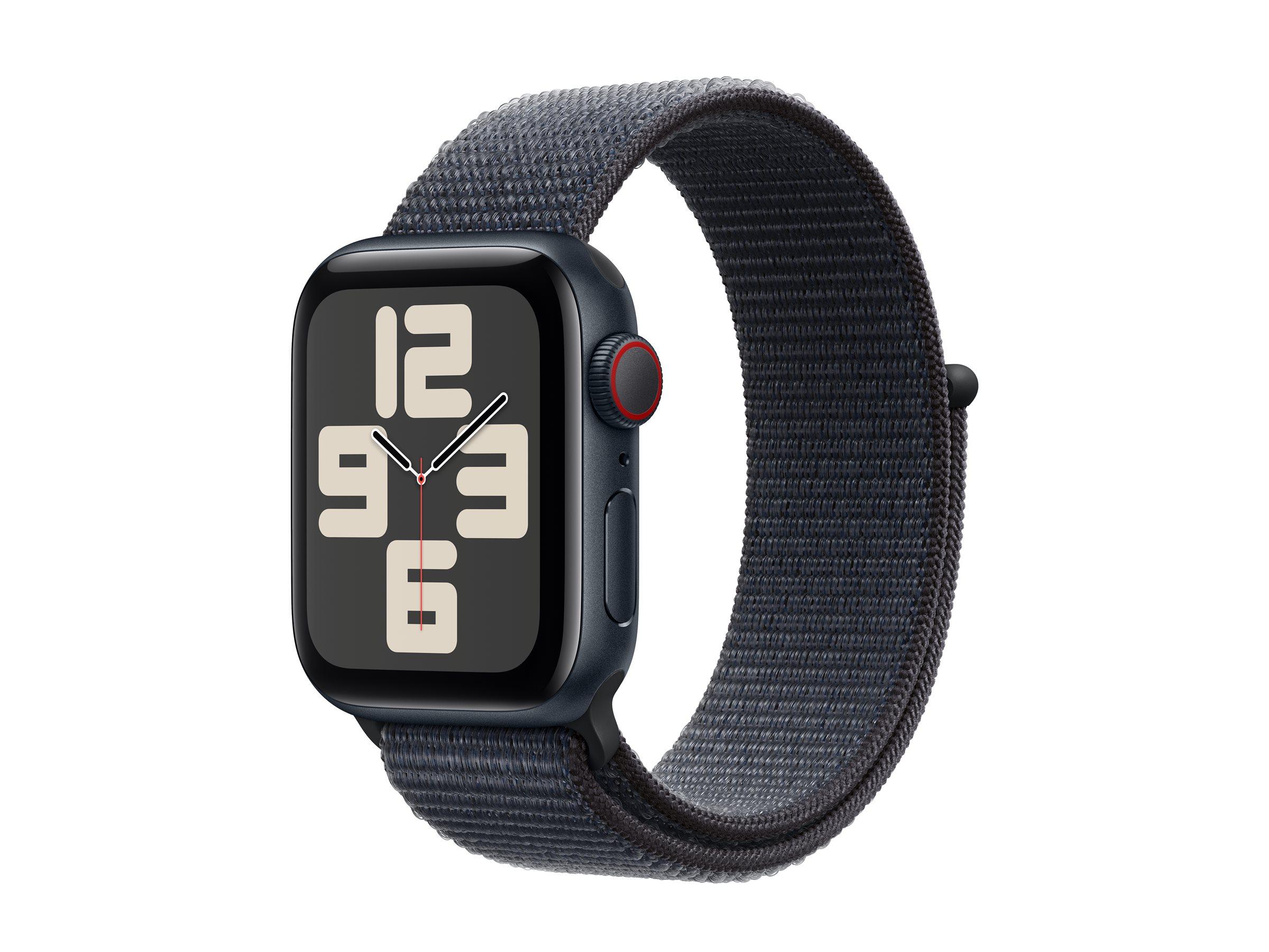 APPLE Watch SE GPS + Cellular 40mm Midnight Aluminium Case with Ink Sport Loop | JAR Computers APPLE Watch SE GPS + Cellular 40mm Midnight Aluminium Case with Ink Sport Loop