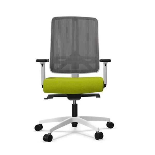 Ергономичен стол Rim Flexi FX1104 White, до 120 kg, зелен | JAR Computers Ергономичен стол Rim Flexi FX1104 White, до 120 kg, зелен