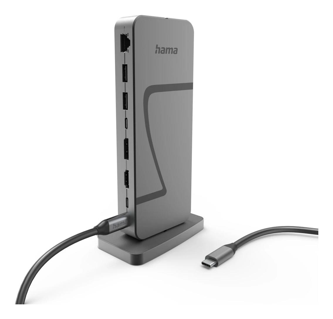 Hama Connect2Office Speed USB 3.2 Gen 1 (3.1 Gen 1) Type-C 40000 Мбит/с Антрацит | JAR Computers Hama Connect2Office Speed USB 3.2 Gen 1 (3.1 Gen 1) Type-C 40000 Мбит/с Антрацит