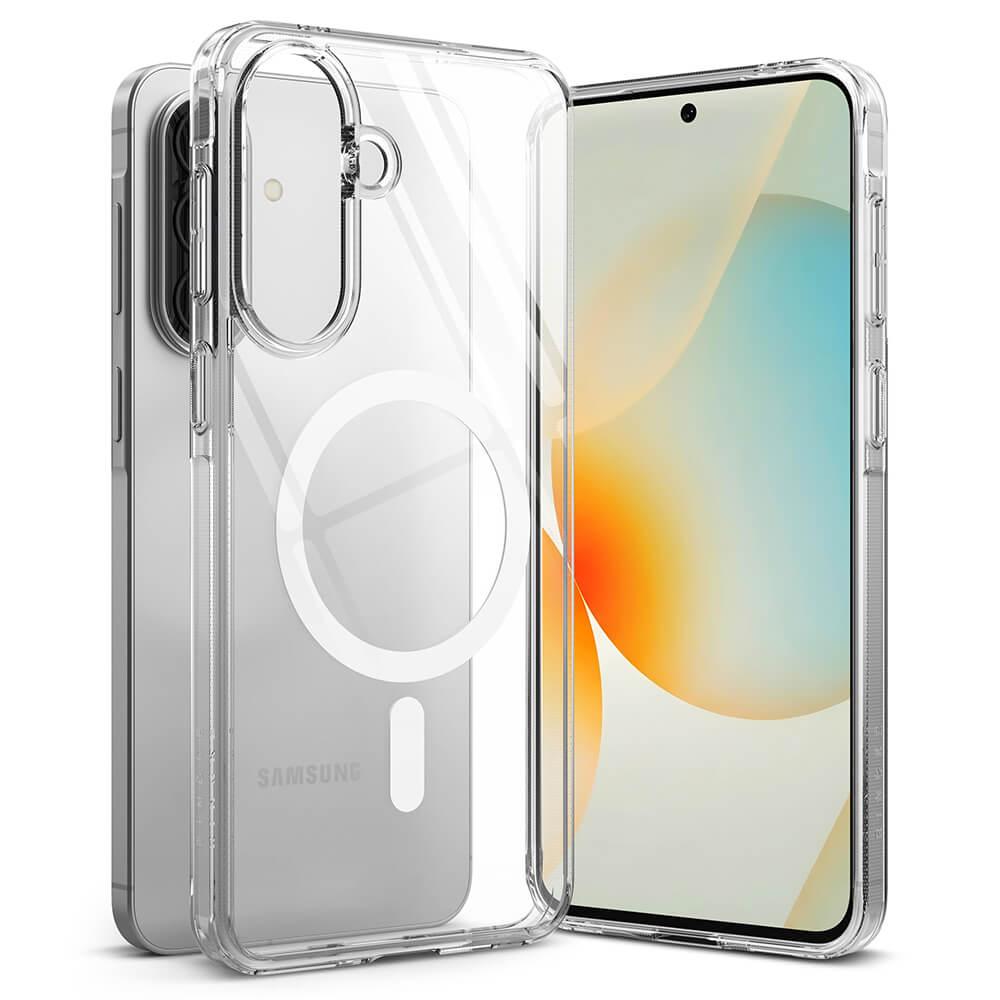 Хибриден кейс с висока степен на защита с MagSafe за Samsung Galaxy A57 5G - Ringke Fusion MagSafe Case (прозрачен) | JAR Computers Хибриден кейс с висока степен на защита с MagSafe за Samsung Galaxy A57 5G - Ringke Fusion MagSafe Case (прозрачен)