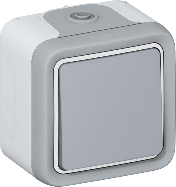 Кръстат ключ IP55 открит монтаж цвят Сив Plexo Legrand /до изчерпване/ | JAR Computers Кръстат ключ IP55 открит монтаж цвят Сив Plexo Legrand /до изчерпване/