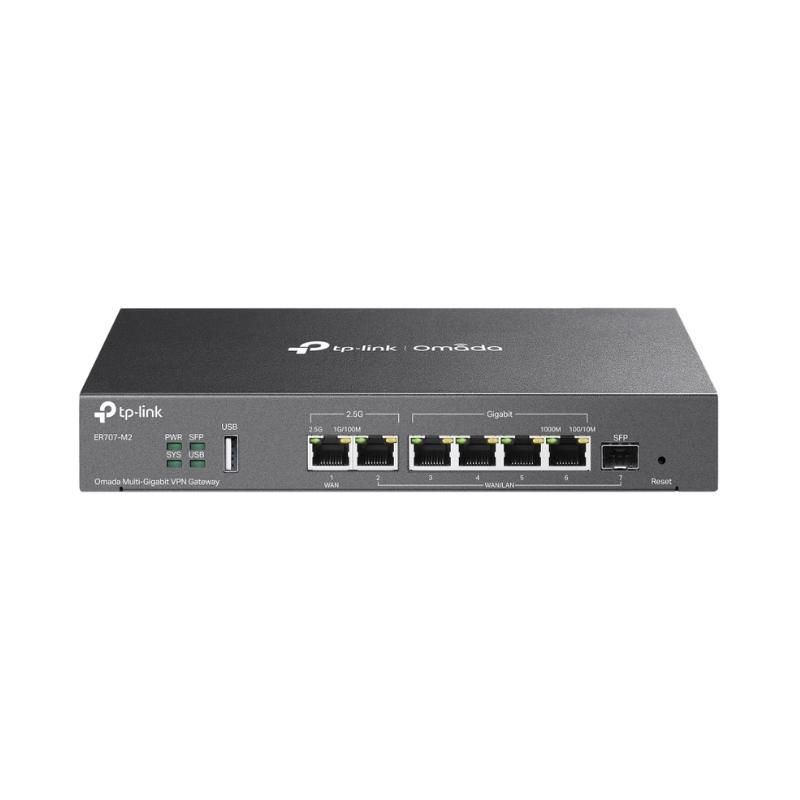 Multi-Gigabit VPN Gateway - Omada ER707-M2 | JAR Computers Multi-Gigabit VPN Gateway - Omada ER707-M2