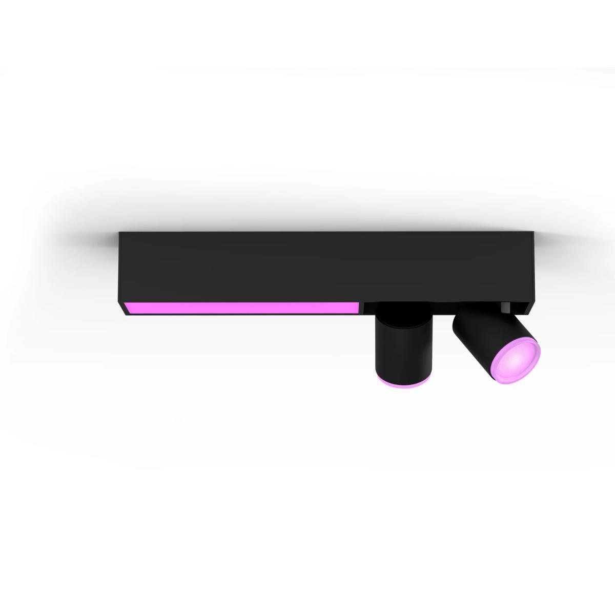 Philips Hue White and colour ambience Centris 2-spot ceiling light | JAR Computers Philips Hue White and colour ambience Centris 2-spot ceiling light