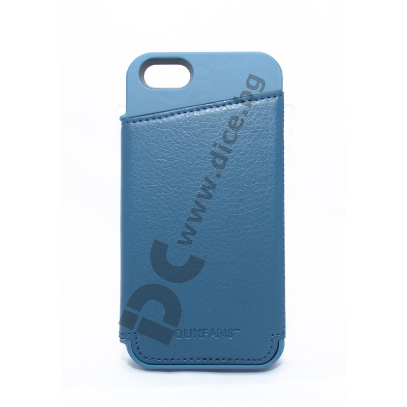 Поликарбонатов кейс с отделение за банкноти за iPhone 5S, iPhone 5, iPhone SE - Plastic Wallet Case (син) | JAR Computers Поликарбонатов кейс с отделение за банкноти за iPhone 5S, iPhone 5, iPhone SE - Plastic Wallet Case (син)