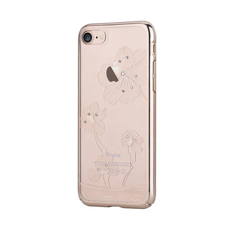 Поликарбонатов кейс за iPhone 8 Plus, iPhone 7 Plus (с кристали Сваровски) - Comma Crystal Flora 360 Case (златист) | JAR Computers Поликарбонатов кейс за iPhone 8 Plus, iPhone 7 Plus (с кристали Сваровски) - Comma Crystal Flora 360 Case (златист)