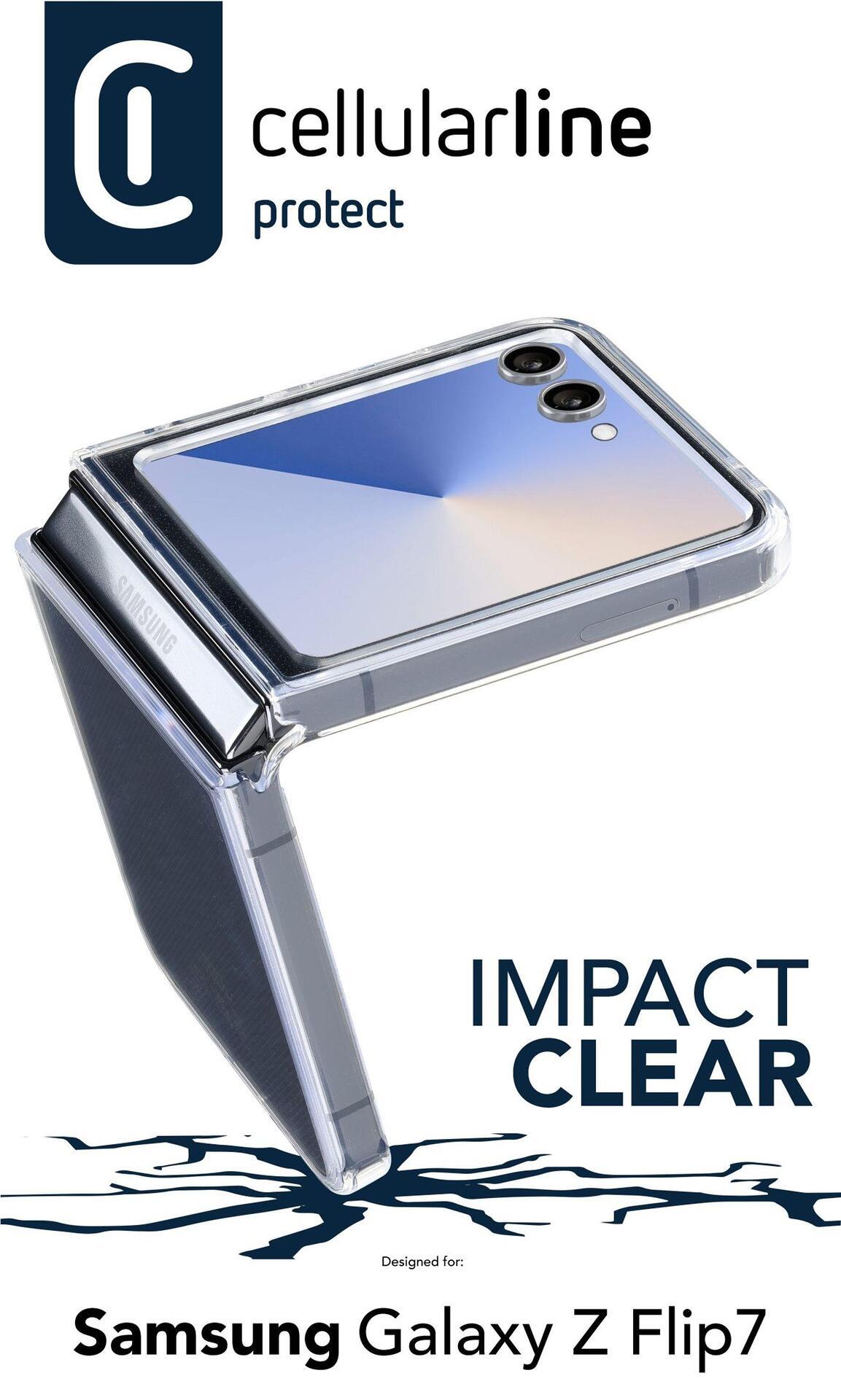 Прозрачен калъф Impact за Samsung Galaxy Z Flip 7 – силиконов, удароус | JAR Computers Прозрачен калъф Impact за Samsung Galaxy Z Flip 7 – силиконов, удароус