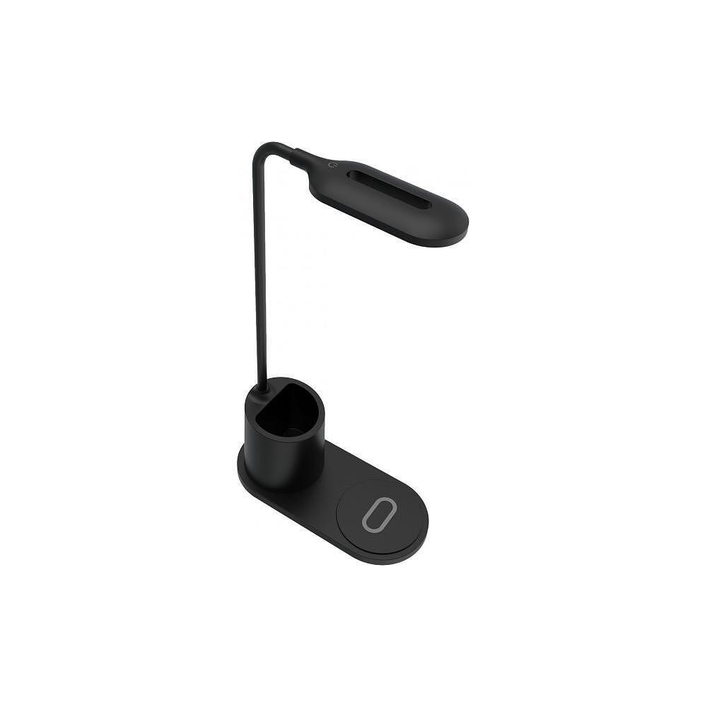 Rebeltec LED лампа с безжично зареждане QI W600 10W, Черна | JAR Computers Rebeltec LED лампа с безжично зареждане QI W600 10W, Черна