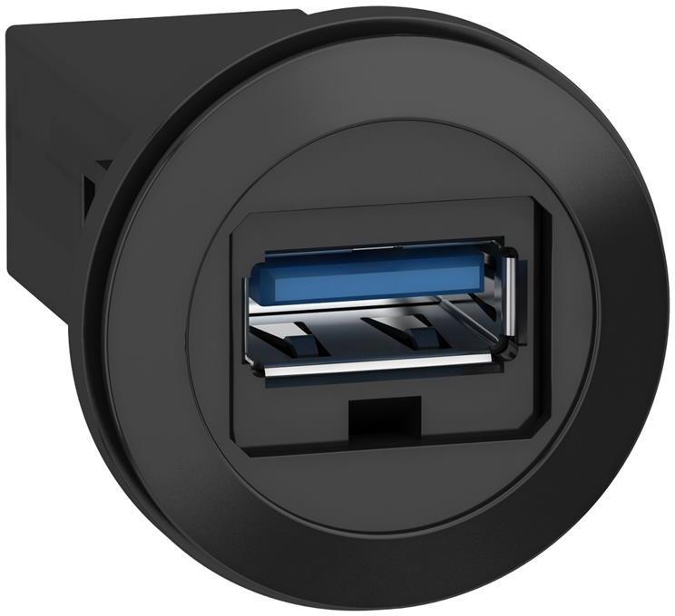 Розетка USB A 3.0 Ø22mm XB5 SE | JAR Computers Розетка USB A 3.0 Ø22mm XB5 SE
