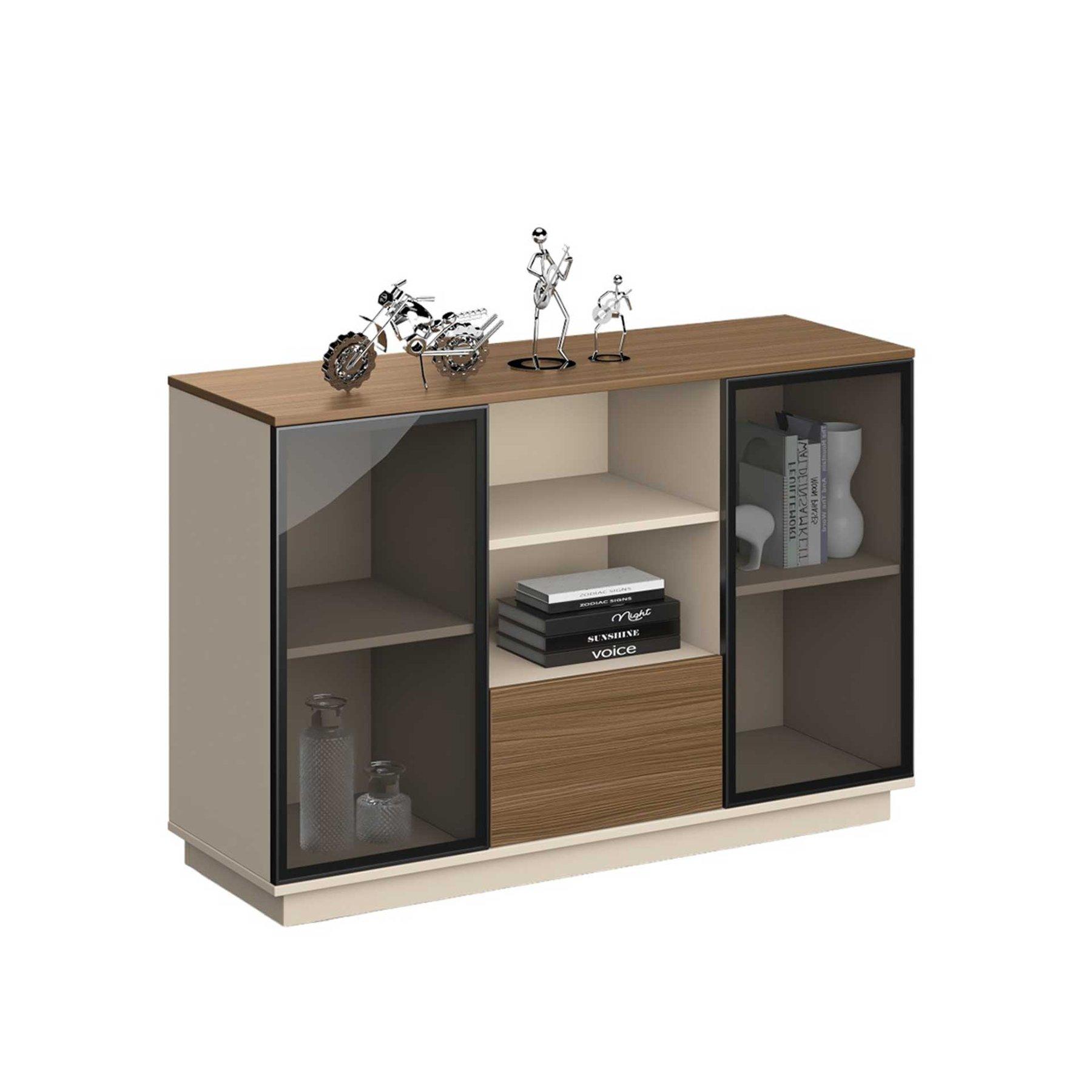 Шкаф RFG Paris, 1200 х 400 х 800 mm, ПДЧ, орех и светлосиво