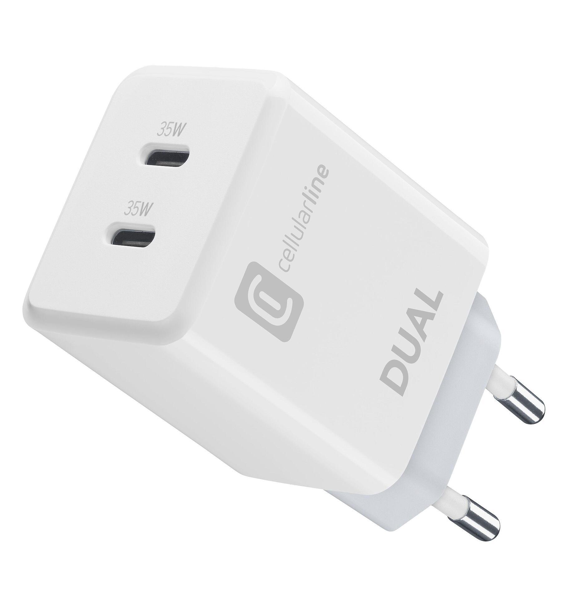 Адаптер за зарядно 220V PD 2 USB-C 35W