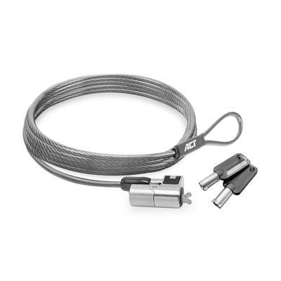 Цифрово заключващо устройство за лаптоп ACT LOCK AC9040, 2.0 m | JAR Computers Цифрово заключващо устройство за лаптоп ACT LOCK AC9040, 2.0 m