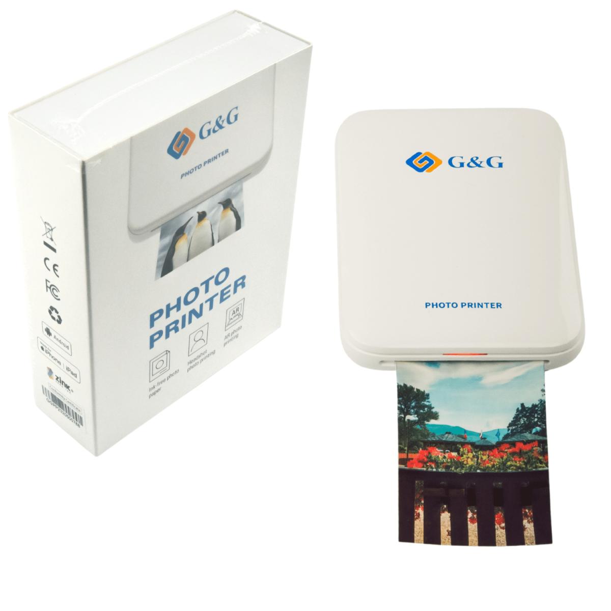 ДЖОБЕН ФОТО ПРИНТЕР - POCKET PHOTO PRINTER ZINK - G&G - PN GG-PP023 | JAR Computers ДЖОБЕН ФОТО ПРИНТЕР - POCKET PHOTO PRINTER ZINK - G&G - PN GG-PP023