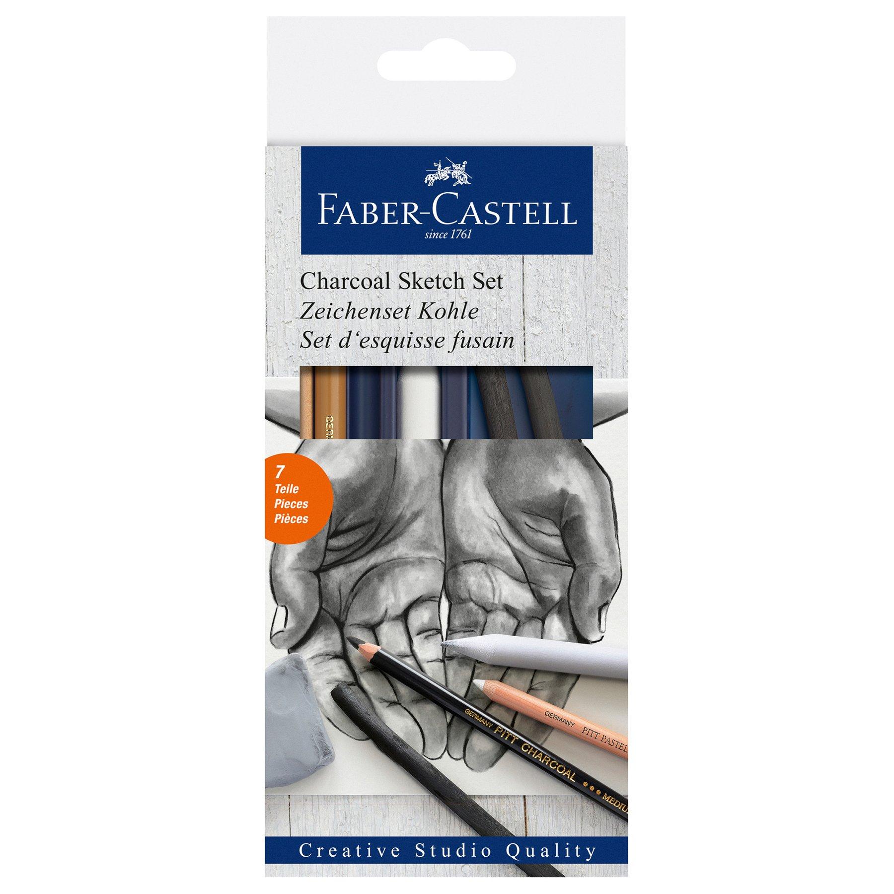 Faber-Castell Въглени Creative Studio, комплект, 7 части | JAR Computers Faber-Castell Въглени Creative Studio, комплект, 7 части