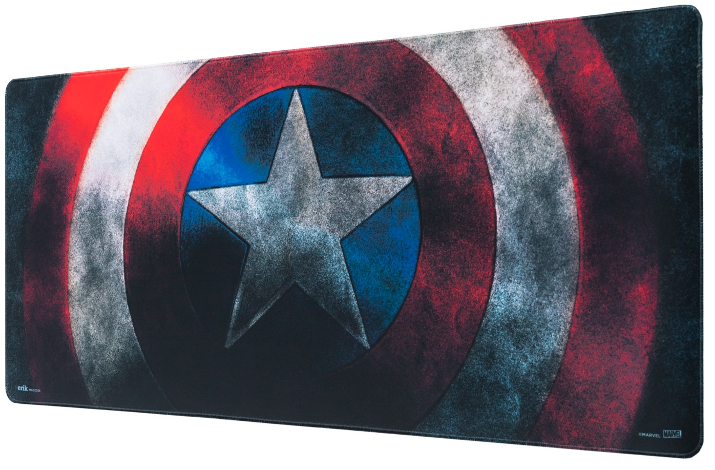 Гейминг подложка за мишка Erik - Captain America, XL, мека, многоцветна