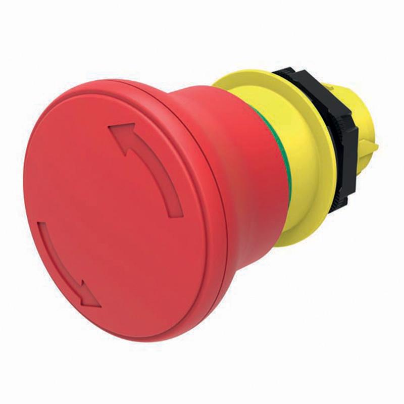 Глава за авариен стоп червен Ф40мм освобождаване със завъртане Ø22mm IP66 Compact Scame | JAR Computers Глава за авариен стоп червен Ф40мм освобождаване със завъртане Ø22mm IP66 Compact Scame