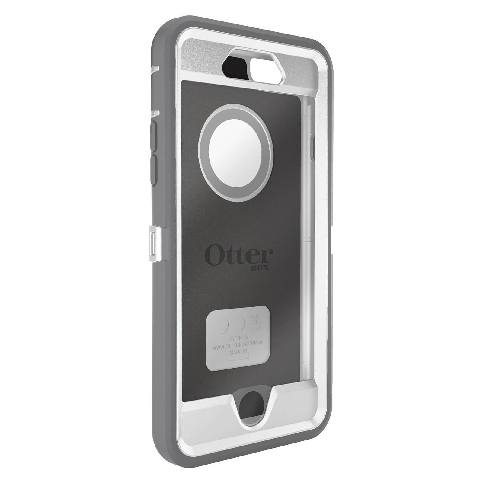 Изключителна защита за iPhone 6 Plus, iPhone 6S Plus - Otterbox Defender Case (сив-бял) | JAR Computers Изключителна защита за iPhone 6 Plus, iPhone 6S Plus - Otterbox Defender Case (сив-бял)