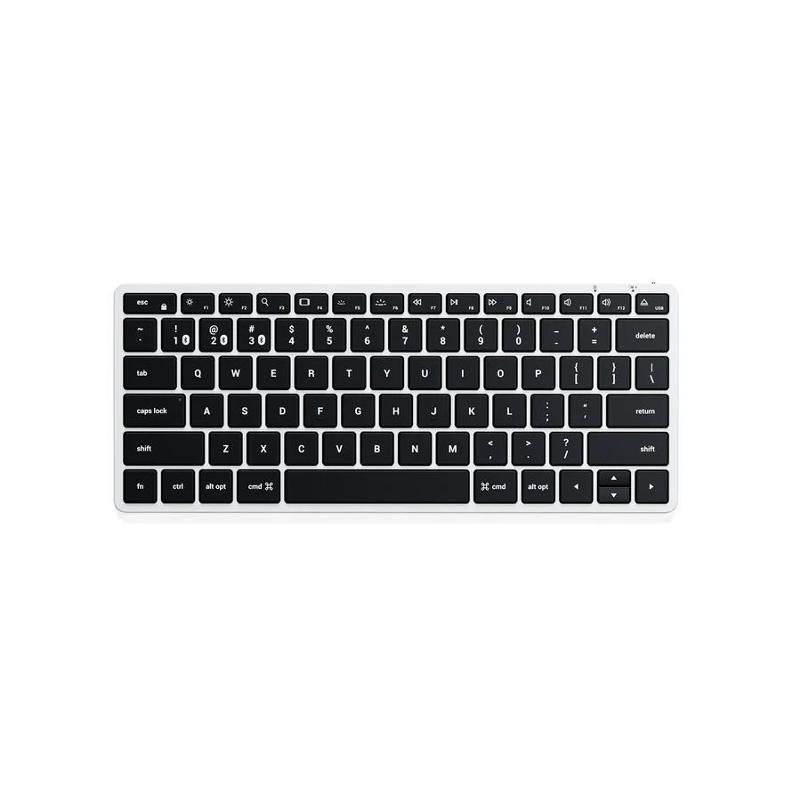 Качествена алуминиева безжична блутут клавиатура за Mac (сребрист) - Satechi Slim X1 Bluetooth Backlit Keyboard | JAR Computers Качествена алуминиева безжична блутут клавиатура за Mac (сребрист) - Satechi Slim X1 Bluetooth Backlit Keyboard