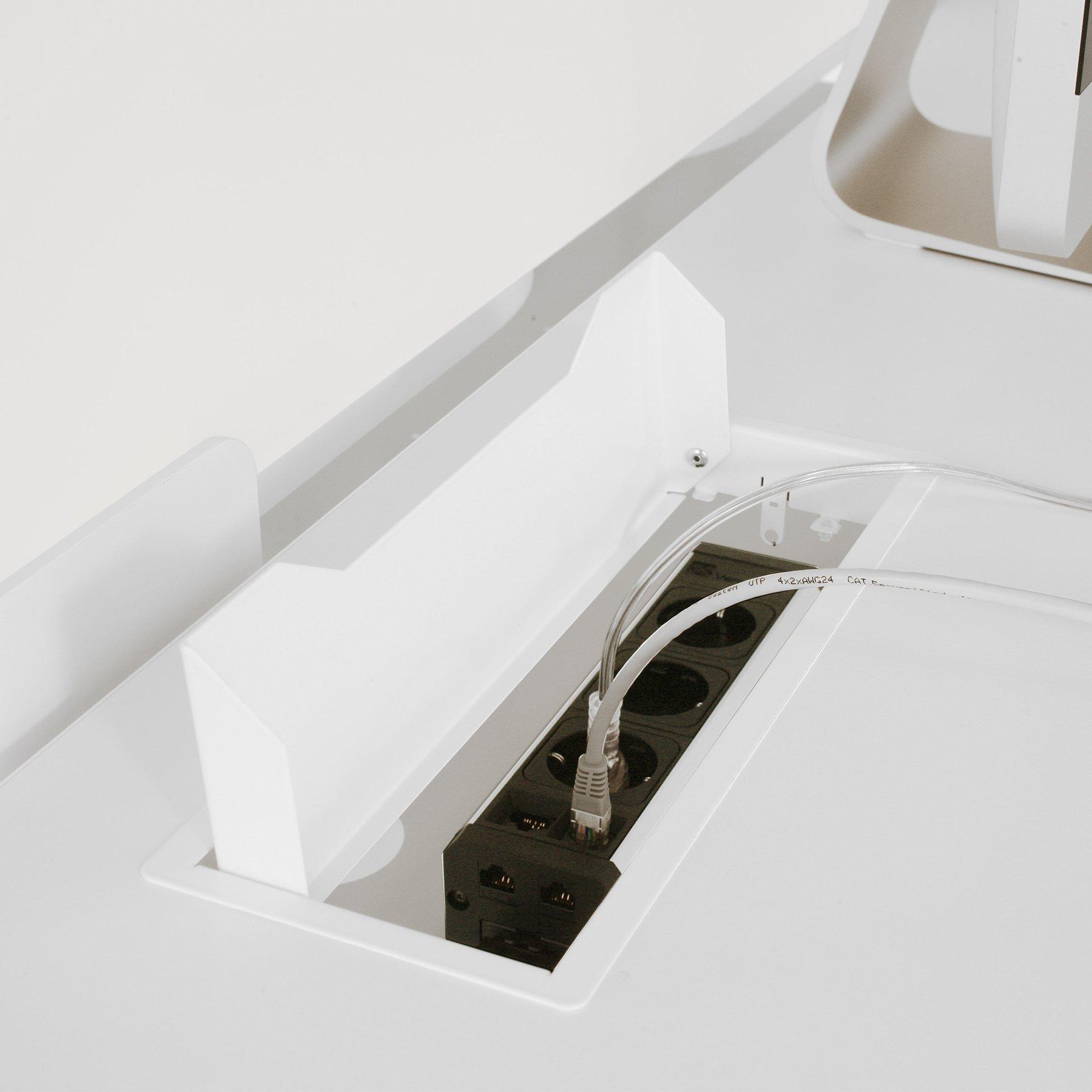 Капак за кабели Narbutas, 317 x 119 x 27 mm, метален, бял | JAR Computers Капак за кабели Narbutas, 317 x 119 x 27 mm, метален, бял