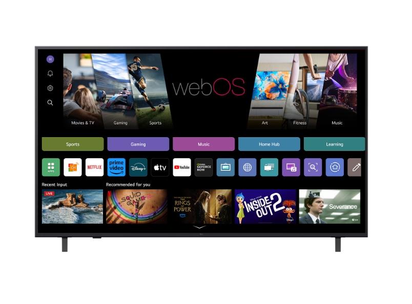 LG 65UA74003LB, 65" 4K UltraHD TV 4K (3840x2160), DVB-T2/C/S2, webOS 25 Smart, ThinQ AI, Alpha 7 AI Processor, WiFi, HDR10 pro, HLG, ALLM/HGiG, 4K Upscaling, AI Sound pro, Multiple View, HDMI eARC, LAN, USB, Bluetooth, Google Cast, 2 Pole Stand, Silver | JAR Computers LG 65UA74003LB, 65" 4K UltraHD TV 4K (3840x2160), DVB-T2/C/S2, webOS 25 Smart, ThinQ AI, Alpha 7 AI Processor, WiFi, HDR10 pro, HLG, ALLM/HGiG, 4K Upscaling, AI Sound pro, Multiple View, HDMI eARC, LAN, USB, Bluetooth, Google Cast, 2 Pole Stand, Silver