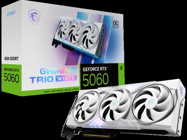 MSI GeForce RTX 5060 8G GAMING TRIO OC WHITE
