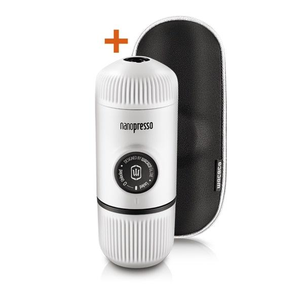 Портативна еспресо машина Nanopresso – Wacaco – Chill White + Case | JAR Computers Портативна еспресо машина Nanopresso – Wacaco – Chill White + Case