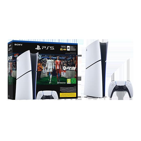 Sony Interactive Entertainment PlayStation 5 Digital + EA Sports FC 26 Bundle 825 GB Wi-Fi Черен, Бяла | JAR Computers Sony Interactive Entertainment PlayStation 5 Digital + EA Sports FC 26 Bundle 825 GB Wi-Fi Черен, Бяла