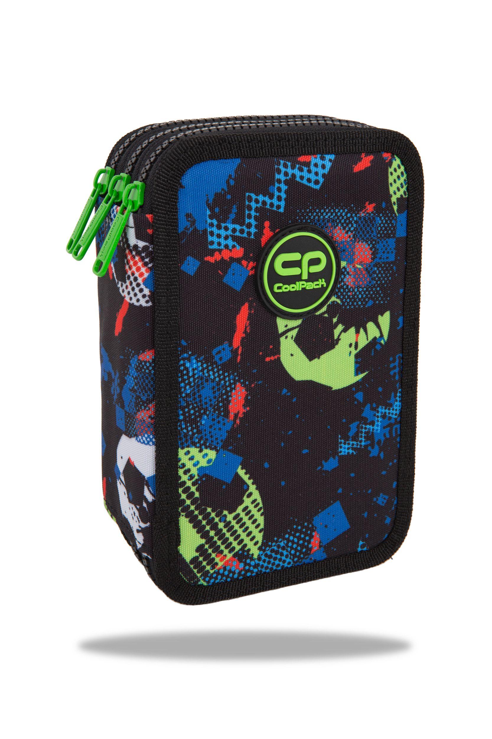 Ученически несесер с пособия Coolpack - Jumper 3 - FOOTBALL BLUE