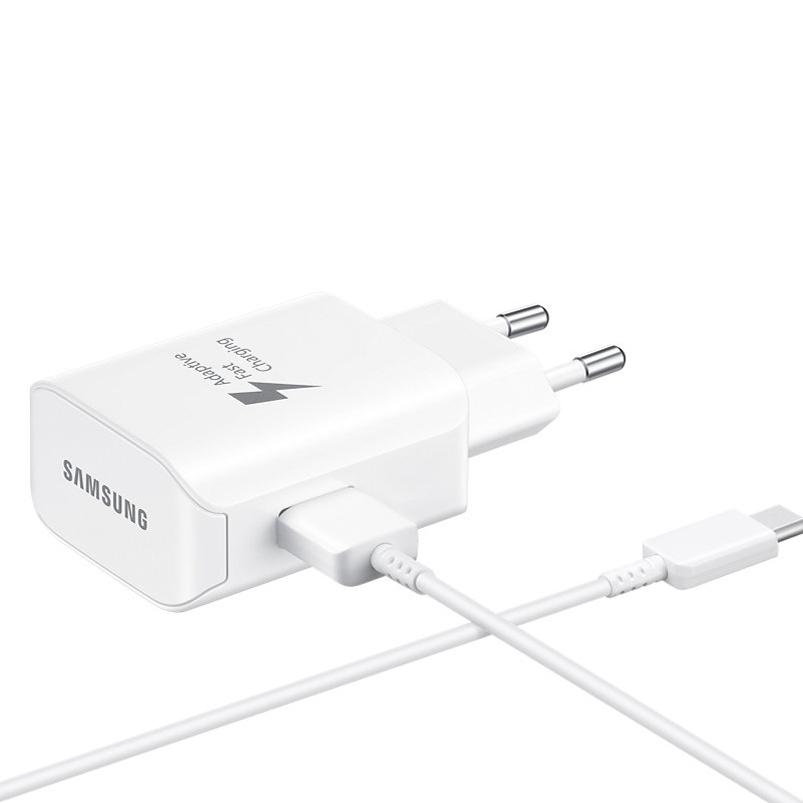 Захранване и кабел за устройства с USB-C стандарт - Samsung USB-C Fast Charger EP-TA300CW | JAR Computers Захранване и кабел за устройства с USB-C стандарт - Samsung USB-C Fast Charger EP-TA300CW